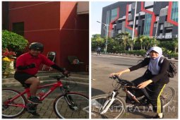 Sejumlah Anggota DPRD Surabaya Ikuti Gerakan Bersepeda