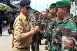 Gubernur Lepas Pasukan Satgas Pamtas RI-Malaysia