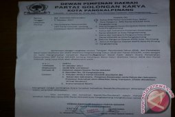 Golkar Undang Endang Dalam Penyampaian Rekom Partai