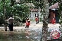 Puluhan rumah warga di Penajam terendam banjir