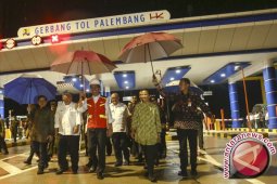 Presiden Jokowi Resmikan Tol Pertama di Sumatera Selatan