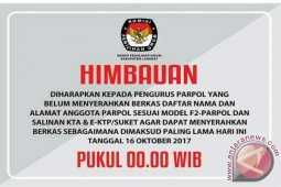 Delapan Parpol Sudah Mendaftar