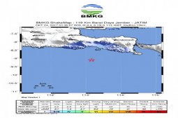 Kabupaten Jember Diguncang Gempa Bumi 4,4 SR