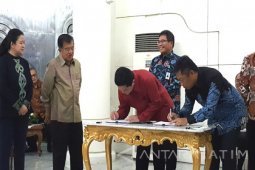 JK Saksikan Penandatanganan "Sponsorship" Asian Games INASGOG-6 BUMN