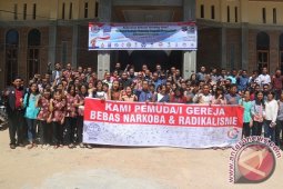 Pemuda Gereja Deklarasikan Bebas Narkoba dan Radikalisme