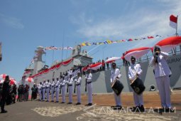 Menhan : Kapal Perang PKR Perkuat Indonesia Sebagai Poros Maritim Dunia
