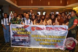 Kodam Pattimura Gelar Nobar "Merah Putih Memanggil"