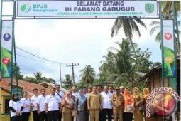 Padanggarugur Resmi Desa Sadar Jamsos Ketenagakerjaan
