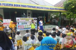 Satlantas Banjarmasin Gelar Polisi Sahabat Anak Di Taman Kanak-Kanak