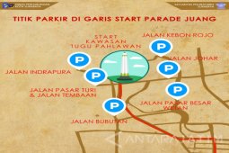 Dishub Siapkan 13 Titik Parkir Parade Surabaya Juang