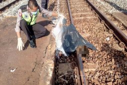 Ditemukan Jenazah,  Diduga Tertabrak Kereta Api  di Blitar