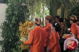 Presiden Jokowi Beserta Keluarga Pasang "Bleketepe"