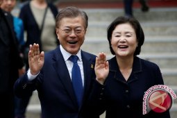 Presiden Jokowi terima kunjungan Presiden Korea Selatan