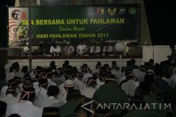 Pemkot Ajak Santri dan TNI Doa Bersama di Taman Makam Pahlawan