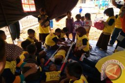 BPBD Simulasikan Penanggulangan Bencana Bagi Siswa Kepulauan