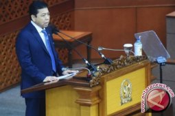 Setya Novanto hadiri rapat paripurna DPR