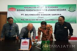 Dukung Penagihan Piutang, BBS-Kejari Bojonegoro Tanda Tangani Nota Kesepahaman