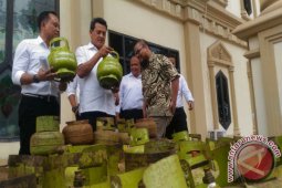 Polda Jambi Sita Ratusan Elpiji 3 Kilogram