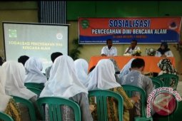 BPBD Tapin Sosialisasi pencegahan dini bencana ke pelajar