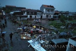 Sejumlah Rumah di Sidoarjo Rusak Diterjang Angin Kencang
