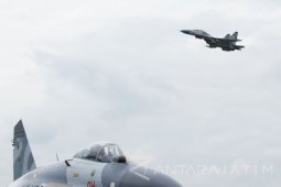 Sebanyak 17 Pesawat Tempur Latihan MOT di Iswahjudi