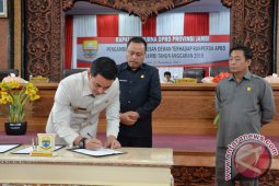APBD Pemprov Jambi 2018 Ditetapkan Rp4,515 Triliun