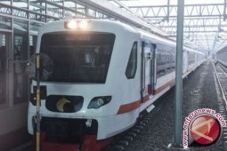 Menteri BUMN jajal kereta bandara sebelum diresmikan