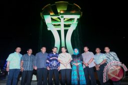 Bupati Resmikan Tugu Air Mancur Tamasa