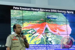 Leleran Lava Gunung Agung Masih Berlangsung