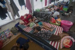 Pengungsi Gunung Agung di Klungkung Bertambah