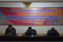 Rapat Paripurna Istimewa DPRD Kayong Utara