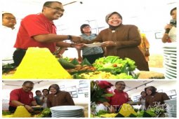 Kabiro Antara Jatim Berikan Potongan Tumpeng Pertama ke Walikota Surabaya (Video)