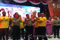 Bhayangkara FC Konvoi Juara Liga I Keliling Surabaya (Video)