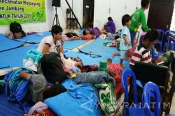 Banjir Landa Jombang Hingga Setinggi Dada Orang Dewasa