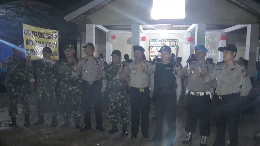 Polres HST Pastikan Keamanan Natal Di Gereja Pantekosta