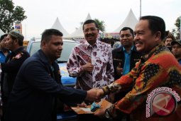 Gubsu Resmikan Karang Taruna Ekspo di Labuhanbatu