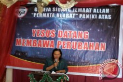 Bupati ajak jemaat proaktif tunjang program pembangunan 