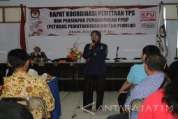 KPU Kediri Persiapan Pembentukan PPDP
