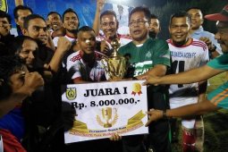 Sekretariat juara sepakbola antar SKPD