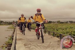 Kapolres Kunjungi Kampung Naik Sepeda