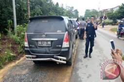 Tabrakan beruntun di Jalan Transkalimantan