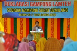 Wali Kota deklarasikan gampong sehat gemilang