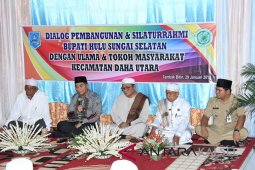 Bupati HSS Berdialog Dengan Ulama Daha Utara