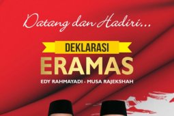 Resmi berkomitmen, pasangan ERAMAS akan deklarasi