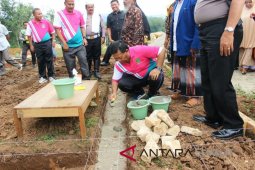 Peletakan batu pertama  pembangunan sejuta rumah