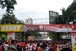 Ribuan warga medan ikuti kirab kebangsaan
