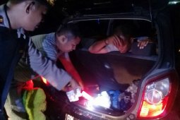 Polsek Perdagangan gelar razia malam