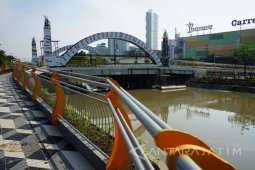 Uji Operasional Jembatan Ujung Galuh Surabaya Akhir Maret
