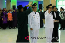 Gubsu lantik Pj Walikota Padangsidimpuan