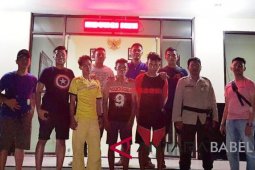 Polsek Sungaiselan tangkap tiga pencuri besi cor